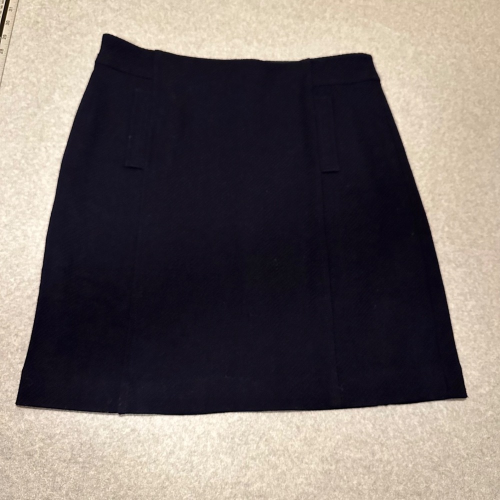 Talbots Wool Blend Skirt, Lined, in Navy Women's 10 NWT $99